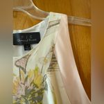 PJK Patterson Floral Dress Lined Sleeveless Mini Cottagecore Silk Feminine Small Pink Photo 3