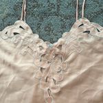 Natori Vintage Embroidered Cut Out Camisole Peach Small Photo 1