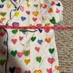 Roller Rabbit Kerri Rosenthal Tiny Drops of Love Hearts Polo Pajamas Size Small Photo 11