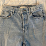 PacSun  high rise straight patch jeans Photo 0