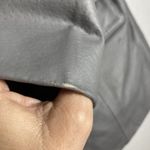 Chadwick's Classic Leather Jacket Blazer  Women’s Size 12 Gray Grey Photo 5