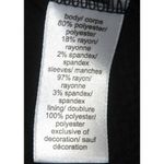 Maurice's Women's Sweater Size 2 Gray Beaded Lined Open Back Embroidered Casual Photo 9