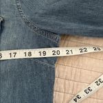 Gap Vtg Y2K  classic denim light blue pearl snap western button down shirt L Photo 12