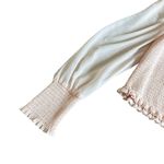 Wilfred  Smocked Off-Shoulder Long Sleeve Shirt Top Blouse Chiffon Size Medium Photo 10