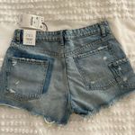 ZARA High Waisted Jean Shorts Photo 1
