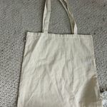 Brandy Melville Beige Linen Tote Bag Photo 1