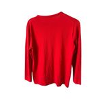 Akris Cotton Cardigan Red Italian 8 Crewneck Button Up Photo 1