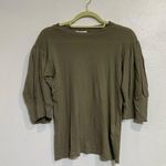 Joie  Military Olive Lydia Tee Sz XS NWT Photo 1