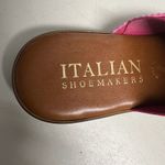 Italian Shoemakers Women's Toe Band Slide Pink Sandals Made In Italy Size 8 Photo 2