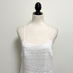  White Lace Spaghetti Strap Racerback Dress Small Lined 1 State Photo 1