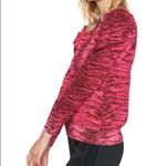 Pam & Gela Revolve  Pink Tiger Print Sweatshirt Sz P Photo 1