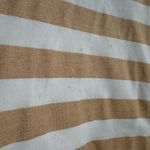 Duffield Lane Striped Tan White Blue Dress Size M Photo 3
