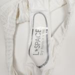 l*space L* Bikini Bottom in Cream Textured Size Small NWOT Photo 4