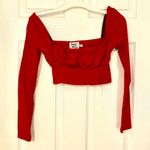 Princess Polly Long Sleeve Crop Top Photo 1
