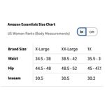 Amazon Essentials Women's Fleece Jogger Sweatpants Black XL New Photo 4