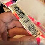 PINK - Victoria's Secret Victoria’s Secret PINK NWT‎ Halter Swimsuit Top Women’s Size Small Floral White Photo 3