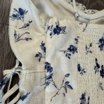 Abercrombie & Fitch A&F Blue and White Floral Romper Photo 5