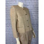 Salvatore Ferragamo VINTAGE Wool & Alpace blend three piece suit in tan medium Photo 6