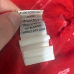 Vintage Heaven 100% Linen Maxi Dress Red Floral Hawaiian Sleeveless Women Medium Photo 6