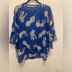 First Love PRELOVED  BY LOVELYN ANIMAL PRINT BLOUSE Photo 1