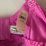 Aerie  Womens Bra‎ Real Power Wireless Push Up Convertible Lace Floral Pink 36DD Photo 2