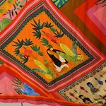 Farm Rio ππ Summer Scarf Sarong Swimsuit Cover Up ~ Multi-Color Tropical Print Photo 6