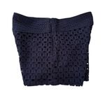 Trina Turk Cotton Eyelet Lace Union Shorts Navy Size 6 Photo 5