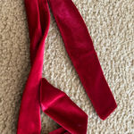 Hair suade red wrap hair tie bandana Photo 0