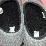 Toms Faux Shearling Ezra Slippers Gray Black Comfy Cozy Casual Warm Minimalist Photo 3