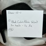 Calvin Klein | Odette Black Suede 3 Inch Heels Pumps | Size 8M Photo 10