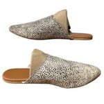 Beach by Matisse Mule Siren Women Size 7M Leather Fur Beach Spring Fall Casual Tan Photo 0