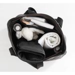 NEW PB Jeremiah Brent CONVERTIBLE DIAPER BAG 17" Gray Backpack Handbag Purse NWT Photo 2