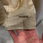 Anne Klein NWT golden shimmer mock neck puff sleeve top mermaid fairy vibes Photo 11