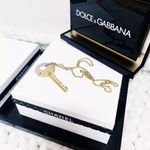 Dolce & Gabbana Authentic  RARE Vintage Gold & Silver Large Key Necklace Photo 9