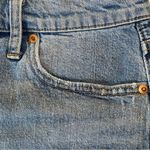 J.Crew  Blue Jean Shorts High-Waisted Frayed Hem Photo 6