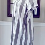 Chelsea & Theodore Shirt Dress Grey & White Size XL NWT Photo 3