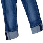Banana Republic Jeans Cuffed Crop Straight Leg Mid Rise Dark Wash Women’s Size 4 Photo 4