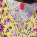 Torrid  Floral Yellow Long Sleeve Crop Top Photo 2