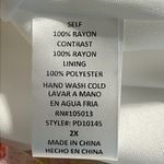 Andree by Unit  women's size 2X high neck tie back dress floral printed lined Photo 8