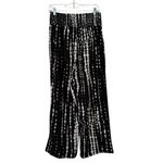 Cupshe  | Black White Abstract Smocked Waist Wide Leg Lightweight Large Petite Photo 1