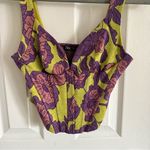 ZARA Lilac Zacquard Top Women’s Size Medium Photo 1