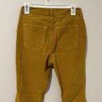 We The Free  Free People Mustard Yellow Academia Corduory Pants Size 29 Photo 3