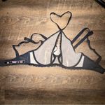 Victoria's Secret Victoria’s Secret Very Sexy Unlined Demi Black Lace High Neck Bra Size 32E/32DD Photo 6