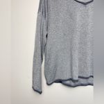 prAna  Robyn Vivid Viola V-Neck Long Sleeve Top in Heather Gray Size M Photo 3