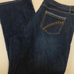 Evil Gemelli Flared Jeans Embellished Back Pockets Size 20 Blue Photo 0