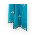 Boston Proper ♔ Chiffon Crystal Bead Embellish Kimono Sleeve Swim Coverup ♔ Aqua Photo 4