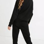 Madewell MWL Betterterry Black Crewneck Sweatshirt M Photo 2