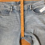 Gap NWT  Jeans Women SZ 16 Destructed 90's Loose Straight Wide Leg Raw Hem Photo 7