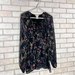 Sundance Acantha Floral Print Ruffle Long Sleeve Blouse Size XS Photo 2