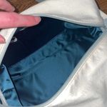 Emporio Armani  Logo‎ Canvas Satchel Shoulder Bag Off White Light Blue Photo 5